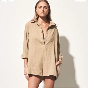 Maurie + Eve Make You Wanna Long Sleeve Jumpsuit, Size 2